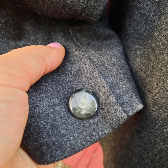 Pendleton Vintage 90's USA Wool Blazer Jacket Charcoal Gray - Picture 8 of 10